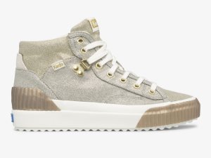 Keds Demi Trx Mid Metallic Canvas Metal Koppar | 5718JGSWX