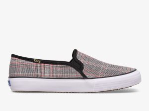 Keds Double Decker Plaid Svarta Olika Färger | 1358NJMDC