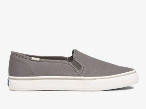 Keds Double Decker Washable Canvas Grå | 0495GWASU
