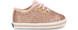Keds Kate Spade New York Champion Glitter Crib Sneaker Rosa Guld | 9518DXYGZ