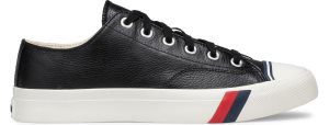 Keds Royal Lo Klassiska Läder Svarta | 6173HJSVP